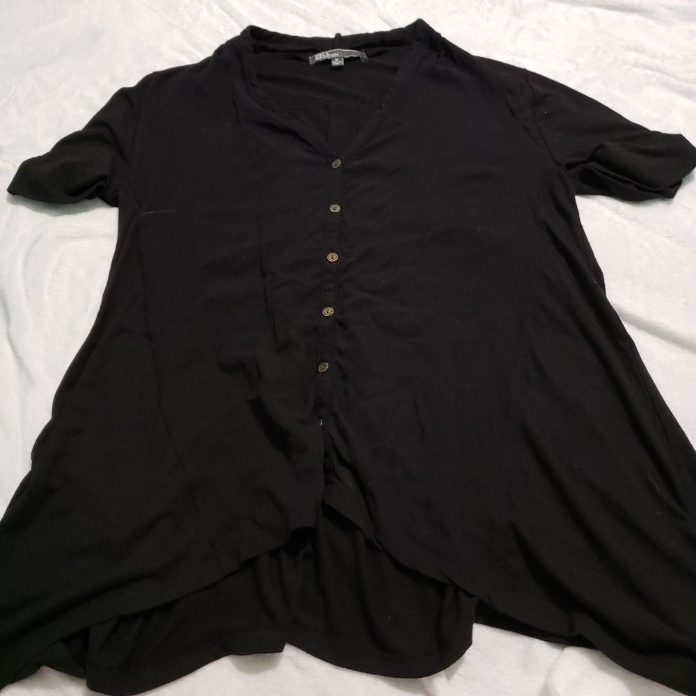 89th & Madison black blouse